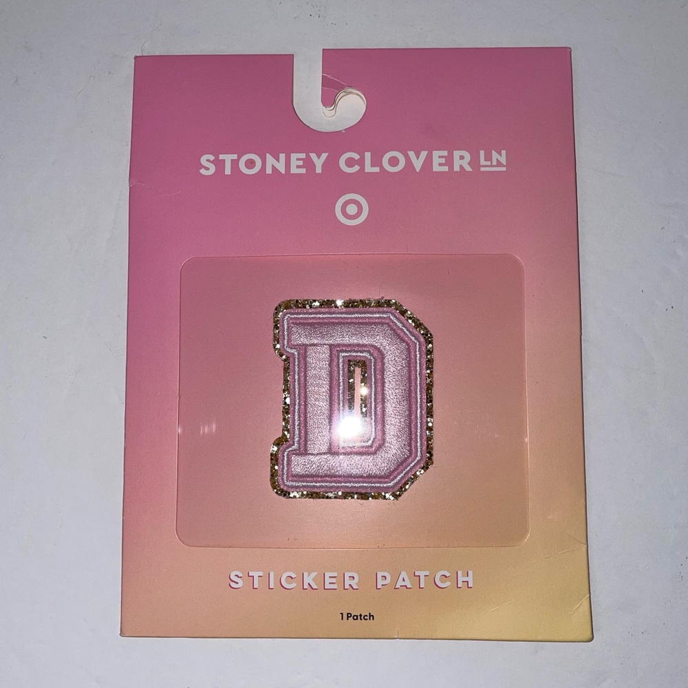 NWT Stoney Clover Lane X Target Sticker Patch Letter “D” - Picture 3 of 4
